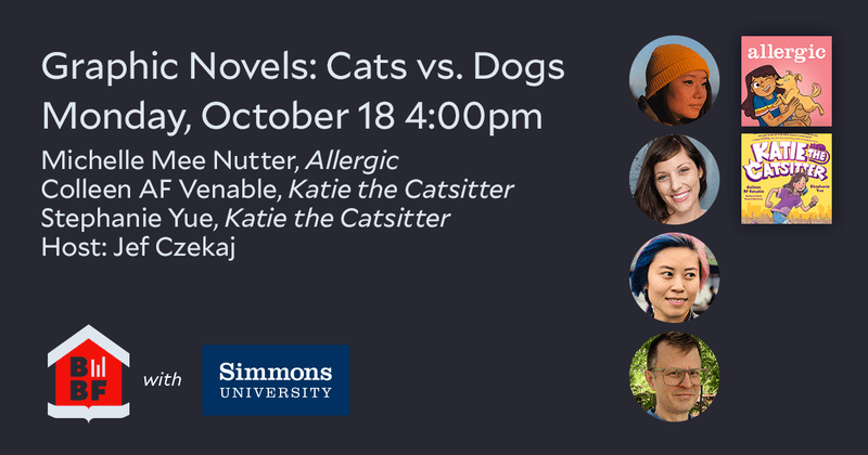 Boston-Book-Festival-Middle-Grade-Graphic-Novels-Cats-vs.-Dogs