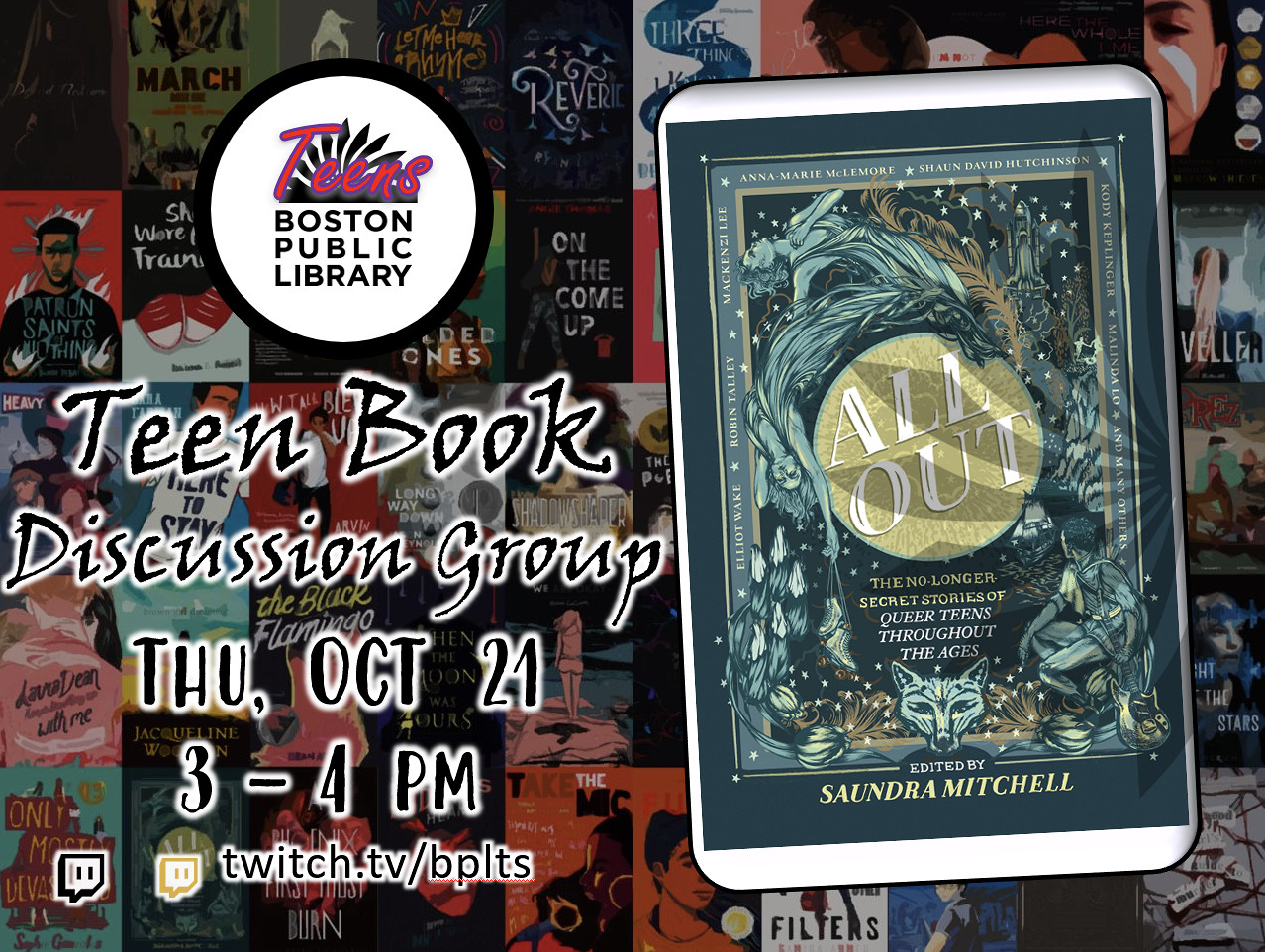 Teen Book Discussion- All Out with Authors Saundra Mitchell & Malinda Lo