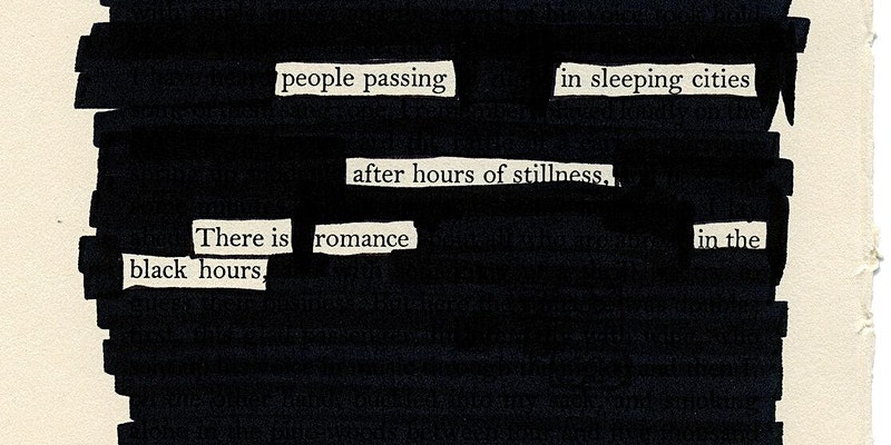 Blackout Poetry For Teens and Adults