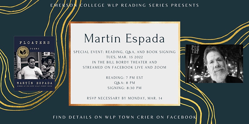 WLP Reading Series- Martín Espada